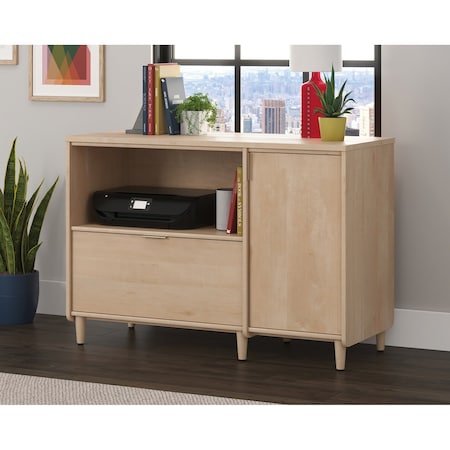Sauder Clifford Place Credenza Nm , Accommodates up to a 46 in. in. TV weighing 50 lbs 433366